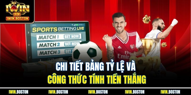 Kèo 1X2 Là Gì - Cách Bắt Chuẩn Tại Iwin Dành Cho Tân Thủ 3 Chi tiết bảng tỷ lệ và công thức tính tiền thắng